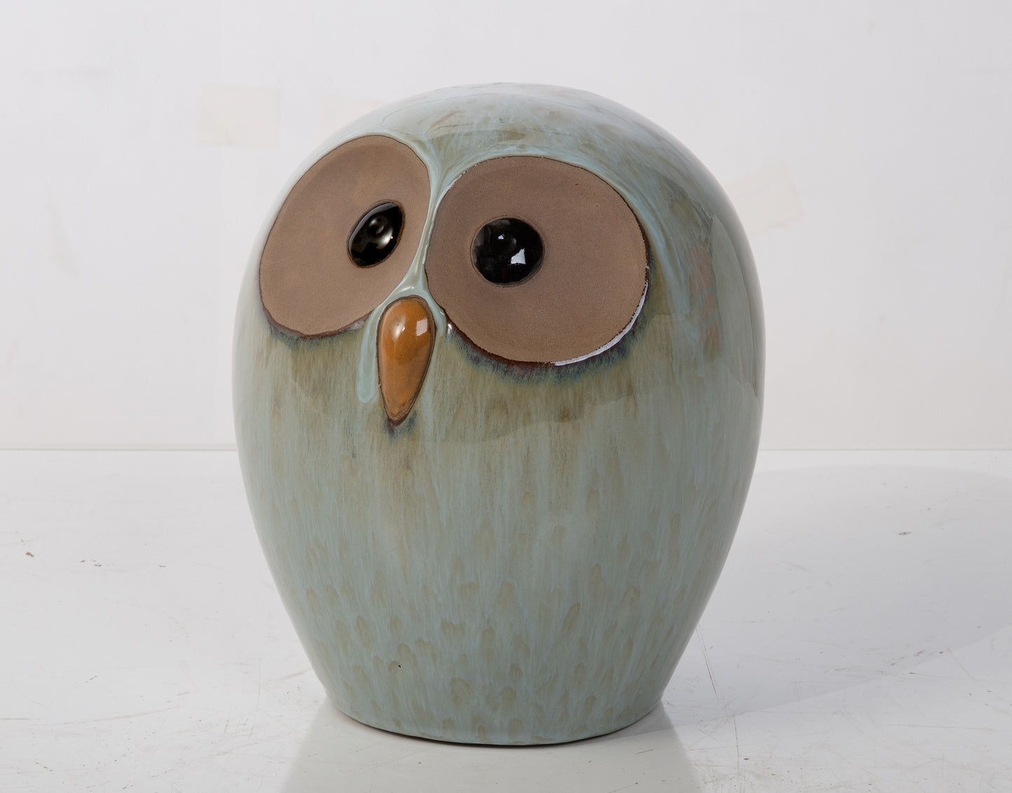 Statuary, Owl, Glazed