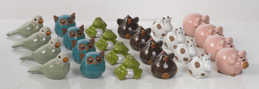 Sitter, Animal Assortment Glazed