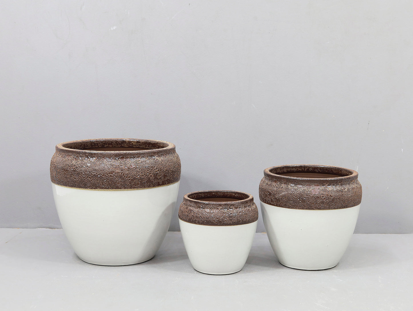 Planter, Glazed, Basin Vesuvio (Al-31-2135)