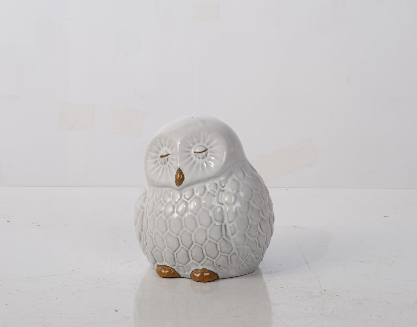 Statuary, Owl, Glazed