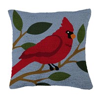 Pillow- Hooked, Cardinal