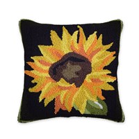 Pillow- Hooked, Sunflower