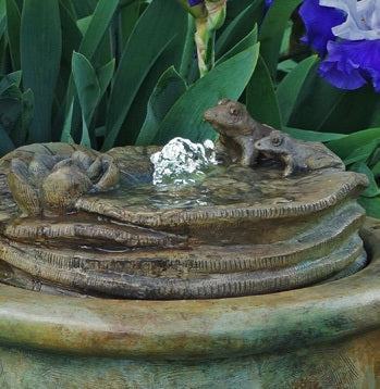 Fountain- Frogs Patio Bubbler