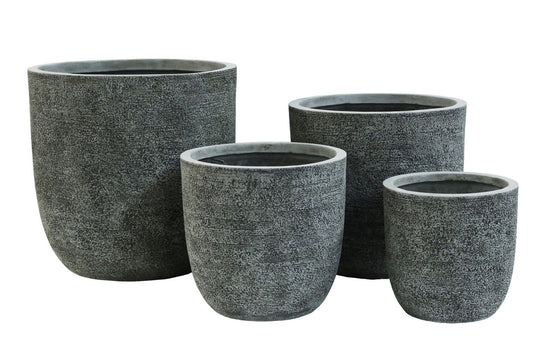 Planter, Fiberstone, Baronet Round (Al-61-1804)