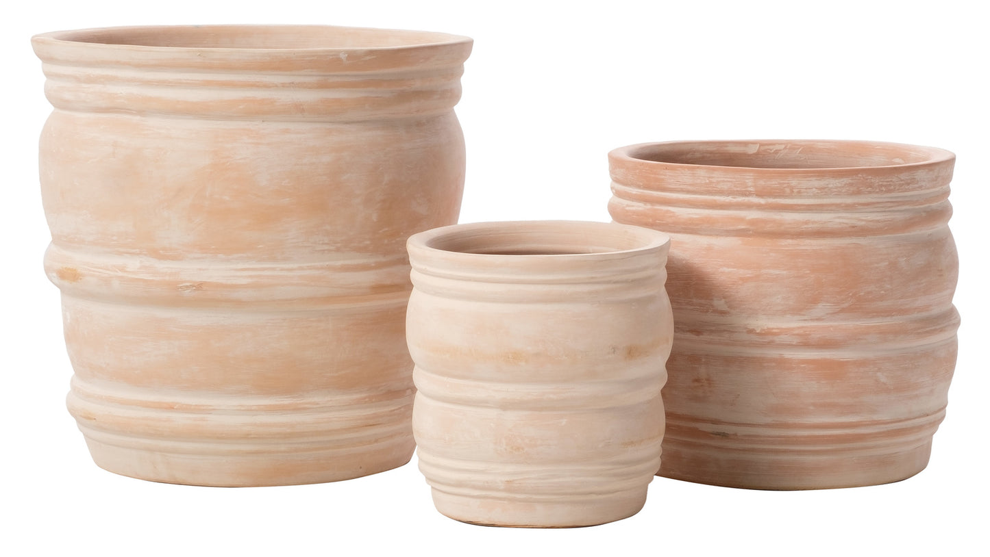 Planter, Earthenware, Baja Barrel (Al-623-2015)