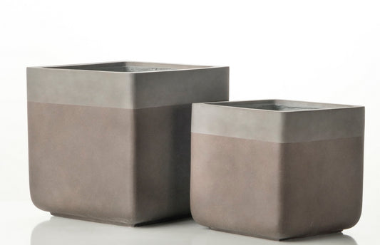 Planter, Fiberstone, Savona Square (Al-64-1808)