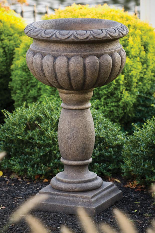 Planter- Urn, Egg & Dart w/ Pedastal