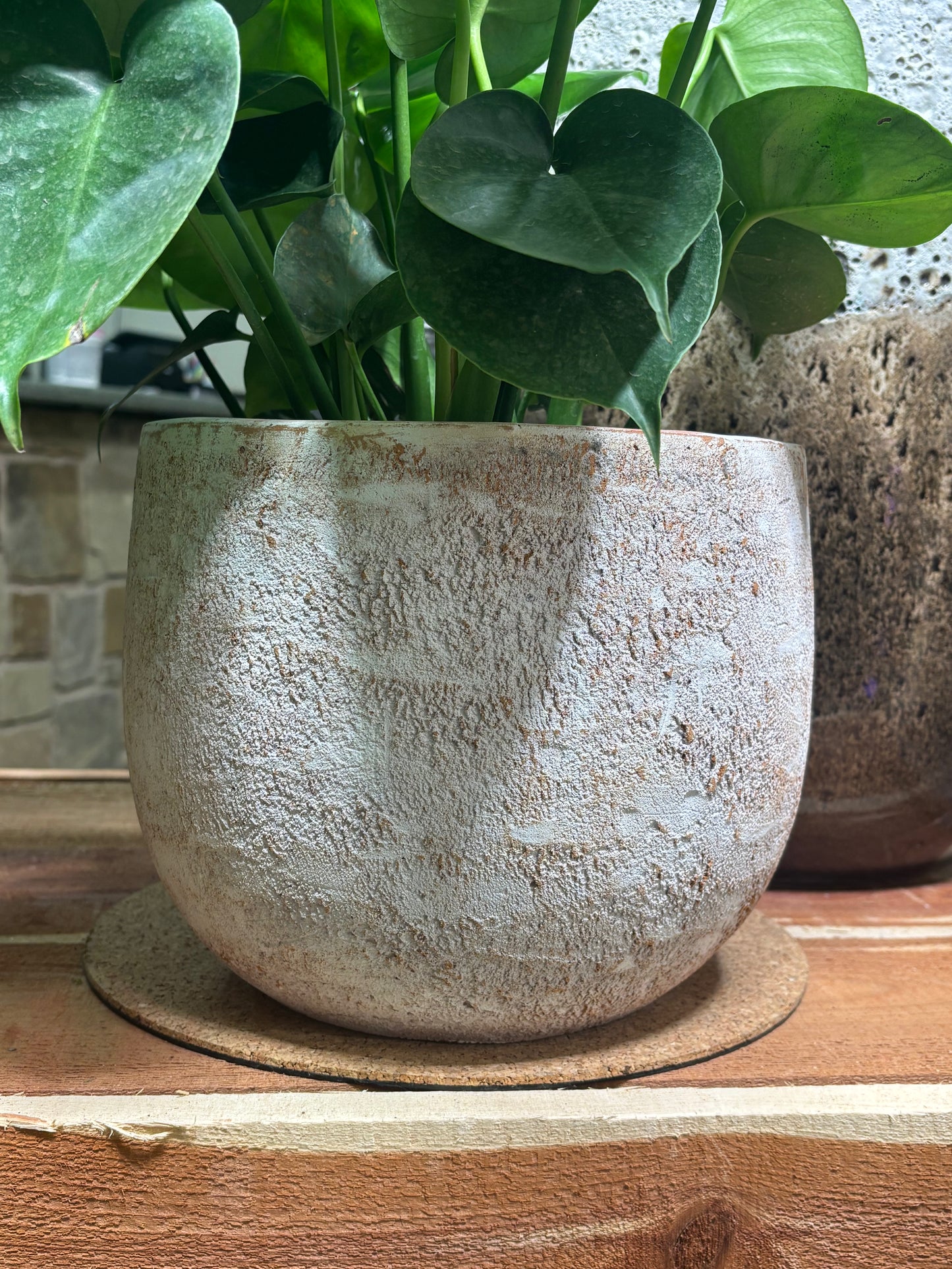 Planter, Glazed,  Embera