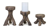 Candle Holder- Log