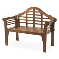 Bench, Wood, Lutyens (Plow & Hearth)