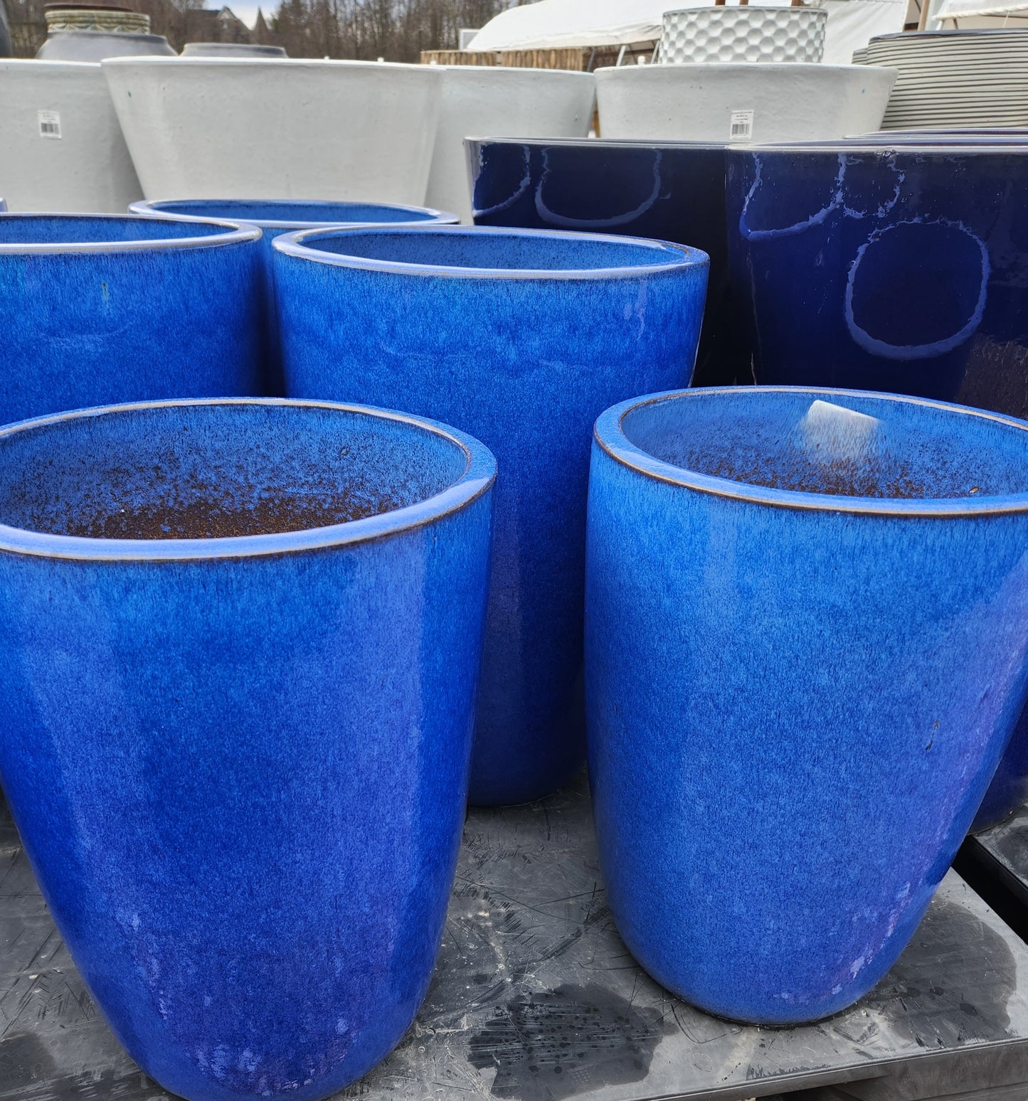 Planter, Glazed, Alto Tall Round (Al-38-2105)