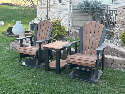 Chair, Polywood, Adirondack Swivel/Glider (Dutch Boy)