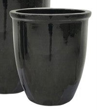 Planter, Glazed, Aqua Pot