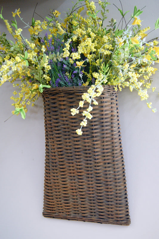 Basket- Wall, Square Weave