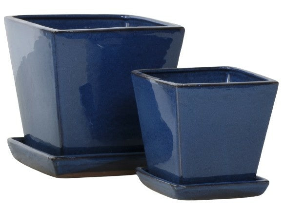 Planter, Glazed, Caspen Petit