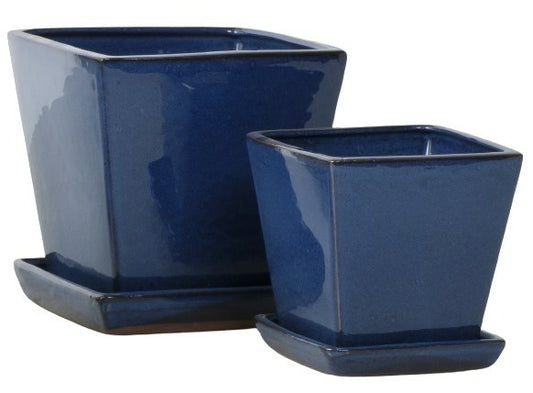 Planter, Glazed, Caspen Petit