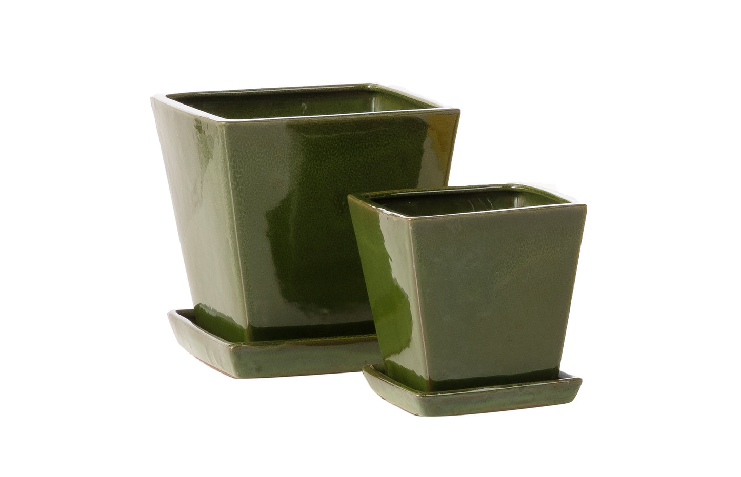 Planter- Caspen Petit, Medium Dark Green