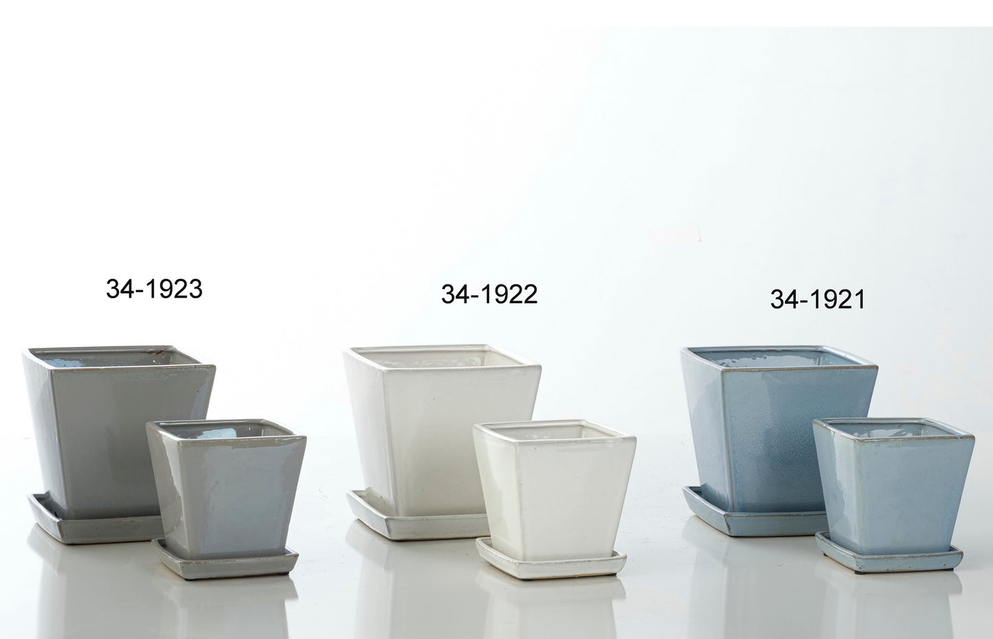 Planter, Glazed, Caspen Petit