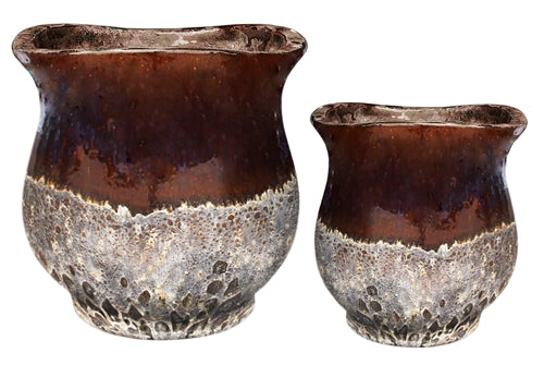 Planter, Glazed, Little Boy (CW-TT 8089BBR)