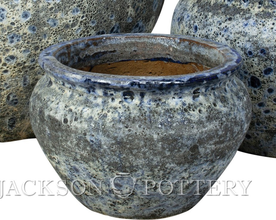 Planter, Glazed, Cabbage Wide
