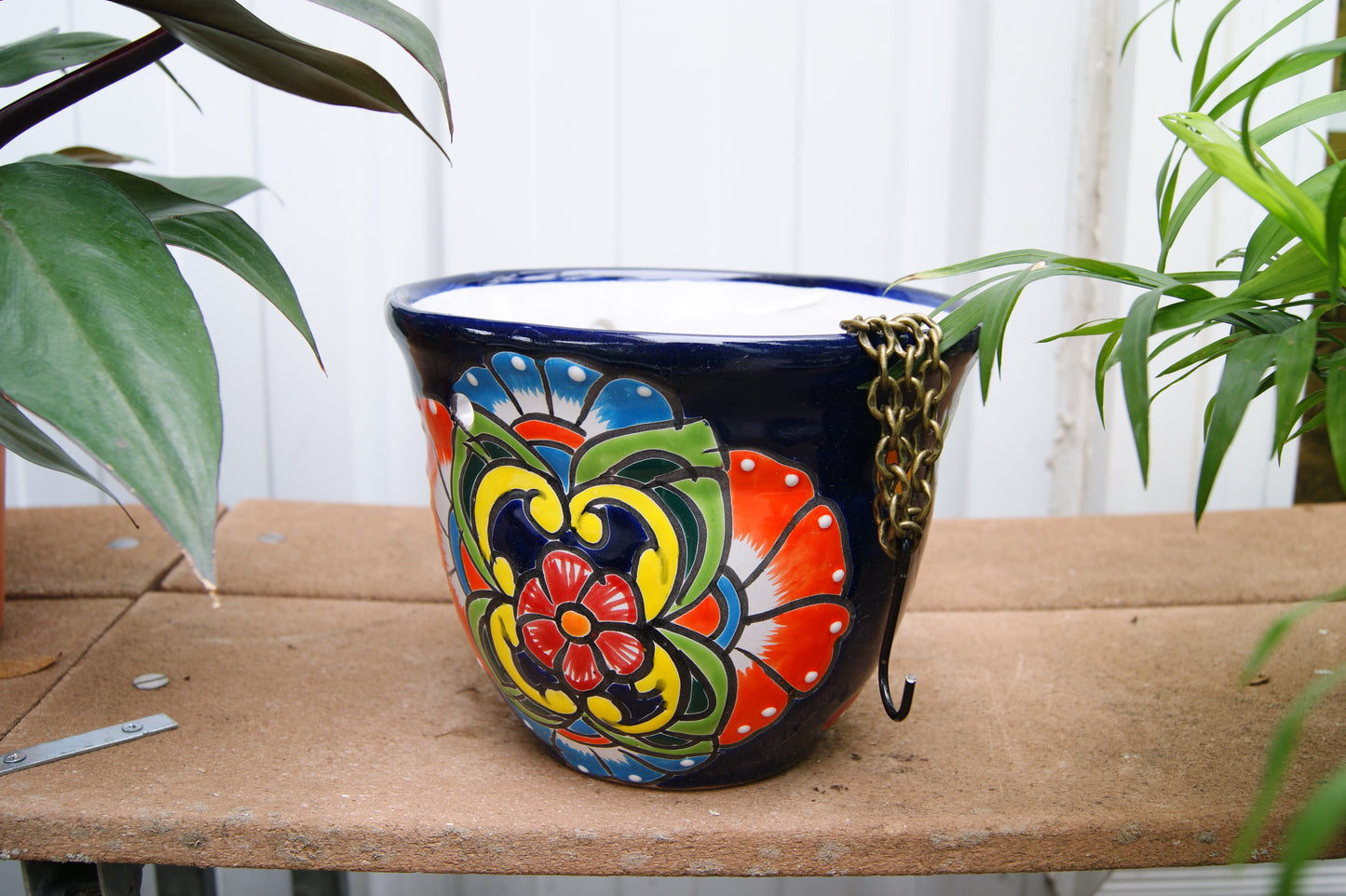 Planter, Glazed, Talavera Series