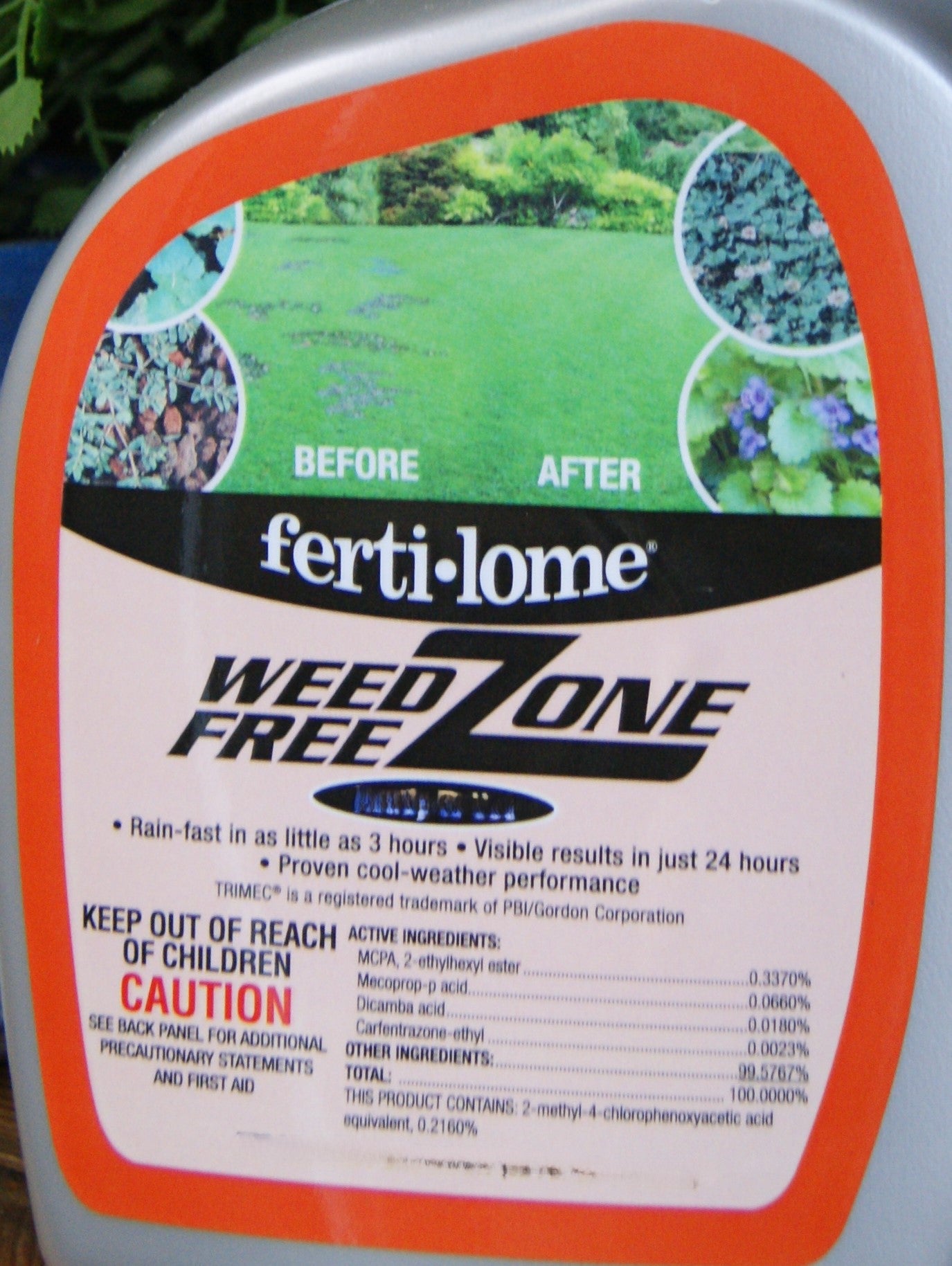 Herbicide- Weed Free Zone