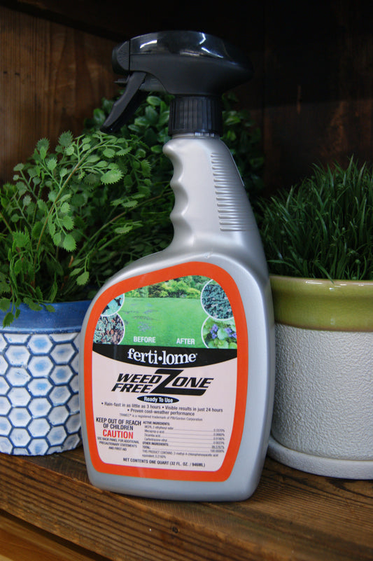 Herbicide- Weed Free Zone