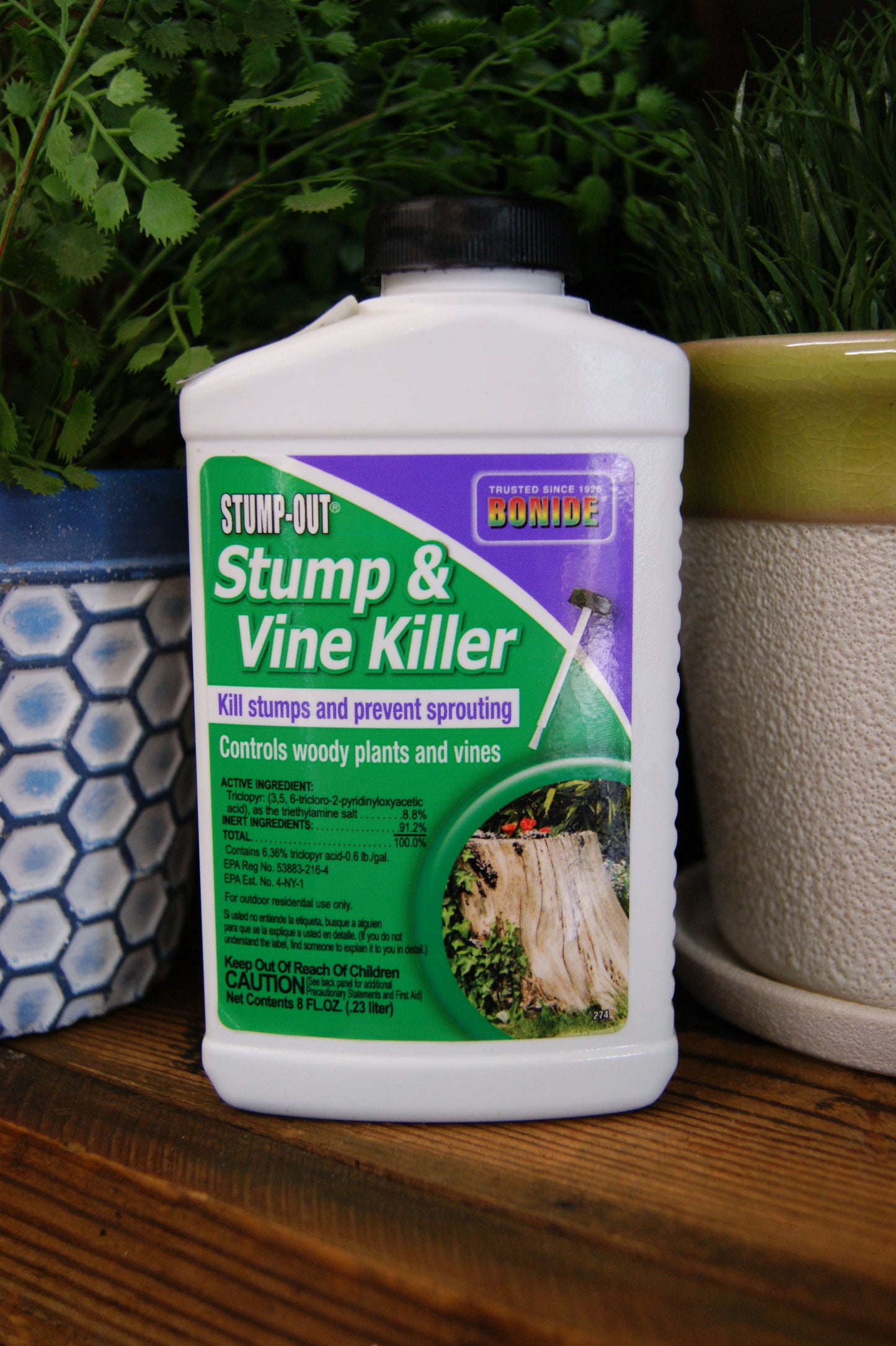 Herbicide- Vine & Stump Killer