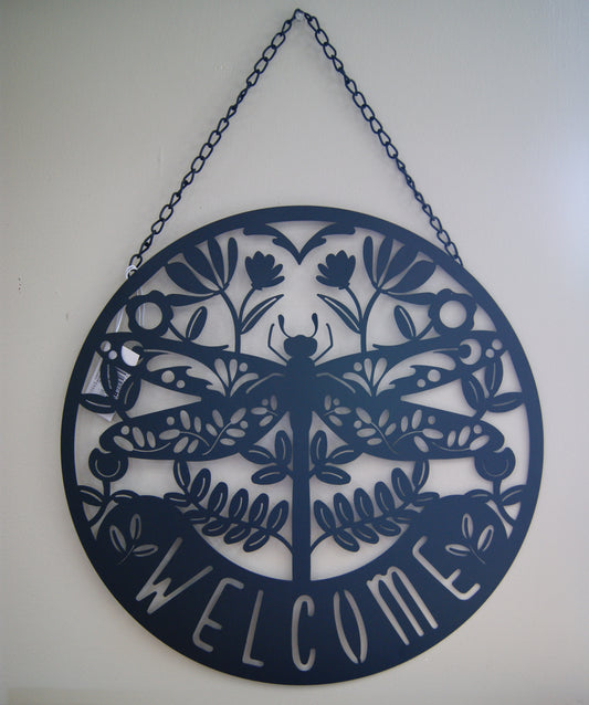 Wall Art- WELCOME, Metal