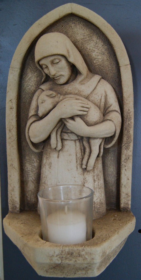 Sculpture- Good Shepherd Votive