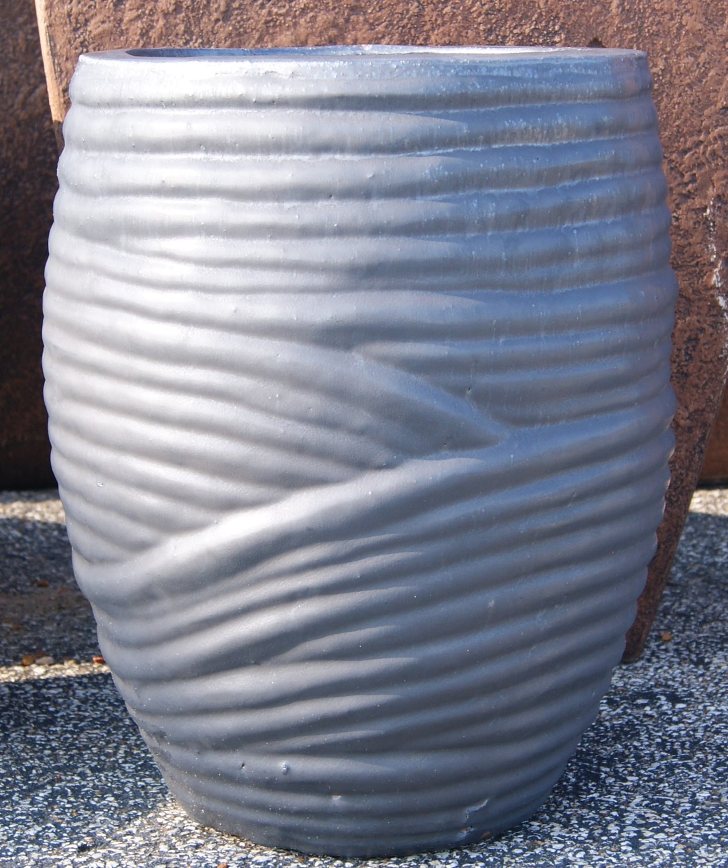 Planter, Glazed, Tall Twine