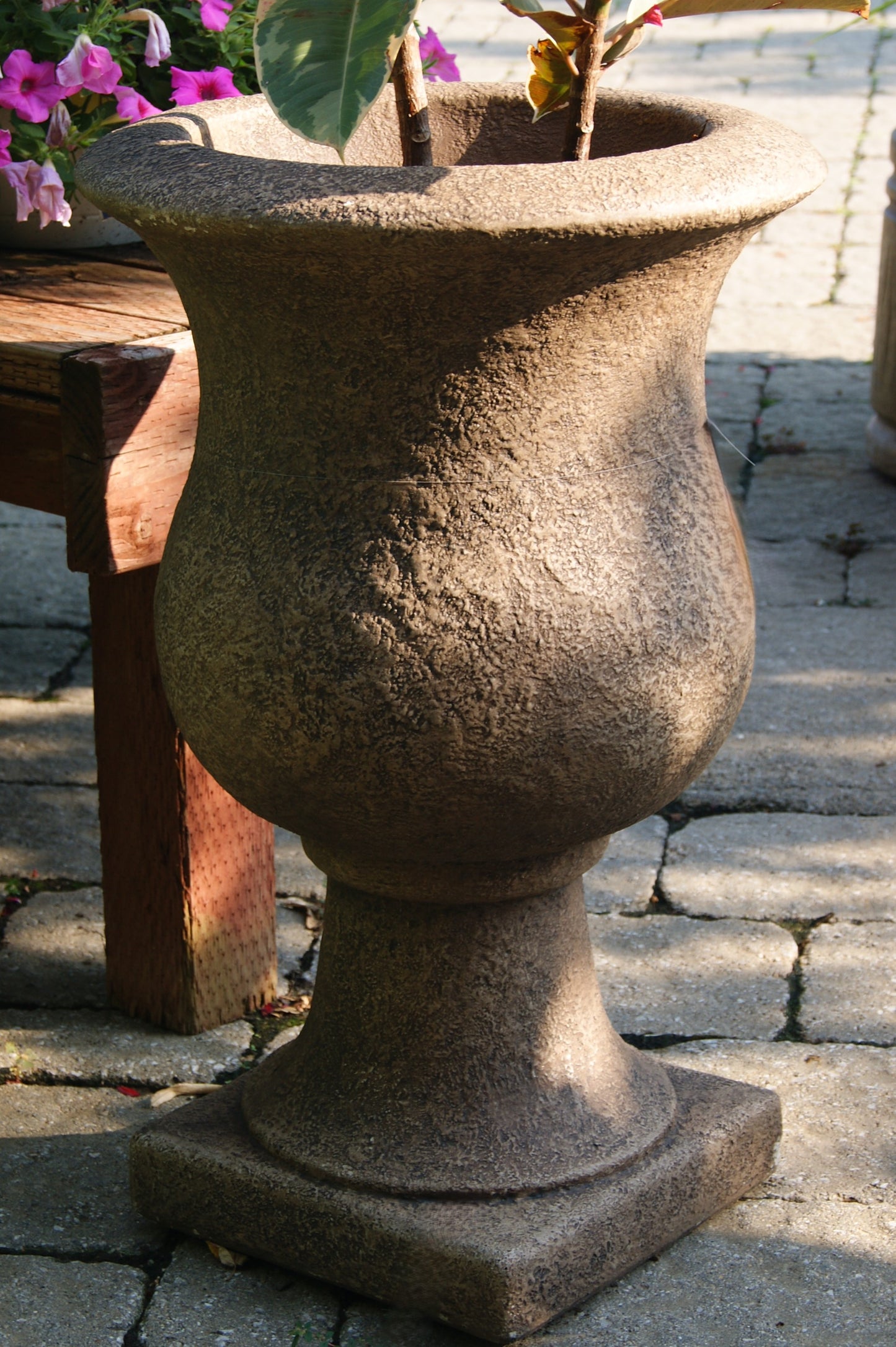 Planter, Concrete, Vail Goblet Urn