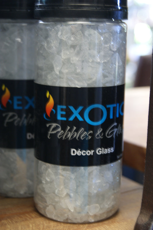 Deco Stone- Glass, Ice Clear