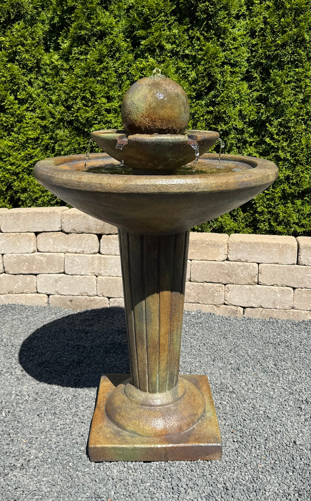 Fountain, Concrete Delphi 2-Piece (H-4475)