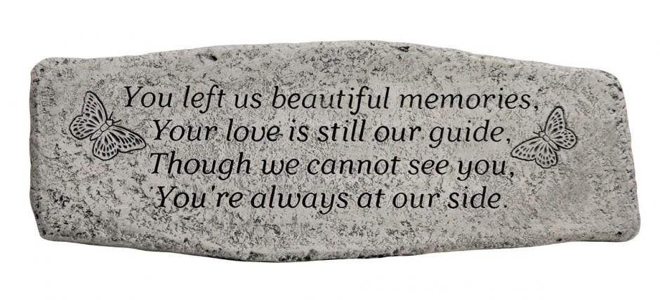 Bench, Concrete, Petite Sentiment & Memorial 3-Piece (Massarelli)