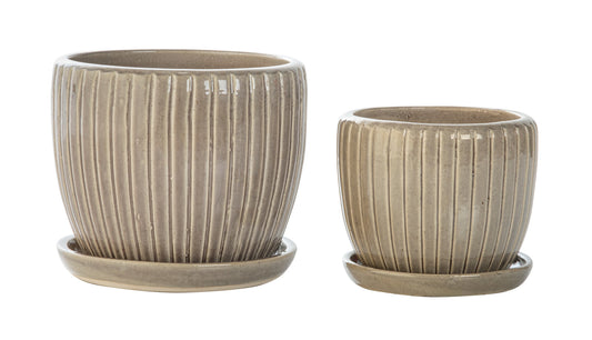Planter, Glazed, Gladius Mezzo
