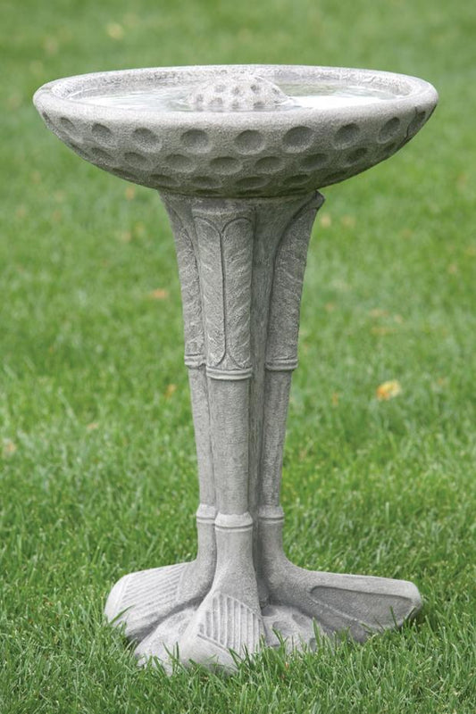 Birdbath, Concrete, Golf Club 1-Piece (M-9731)