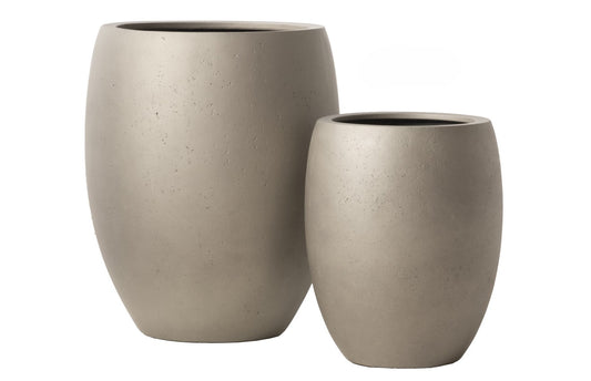Planter, Fiberstone, Grigio Tall Balloon