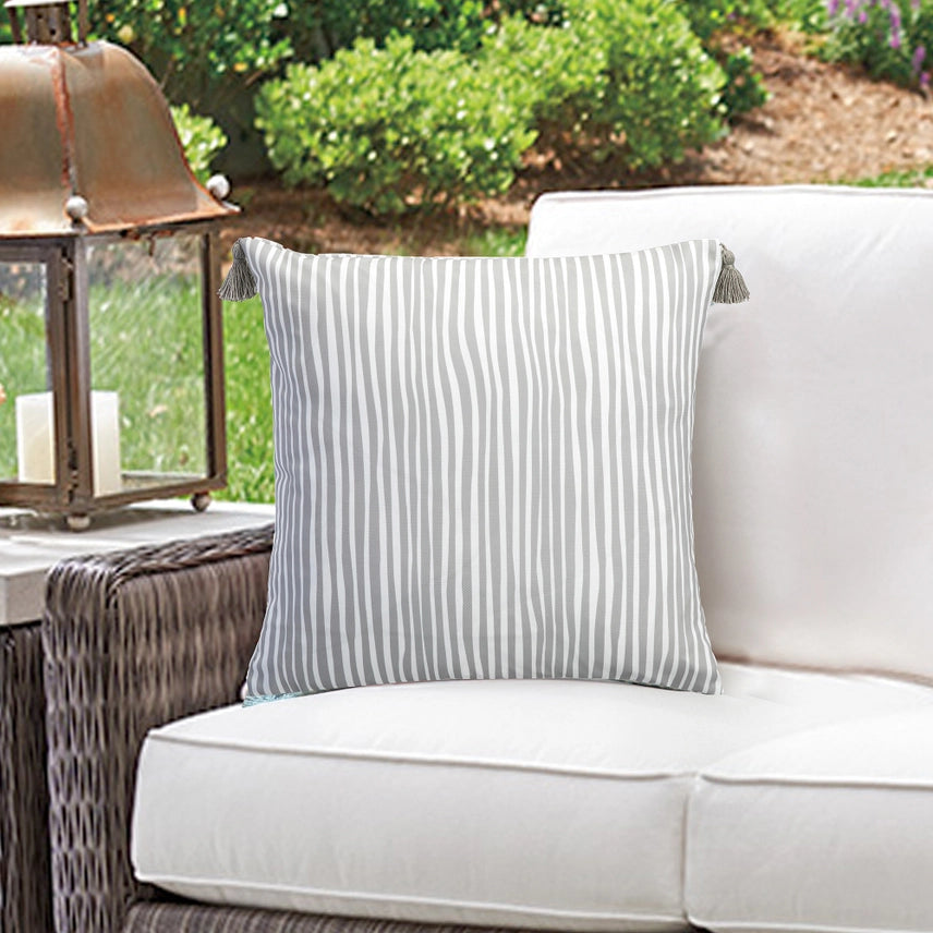 Pillow, Indoor/Outdoor Cottage Living Stripe (HRSR)