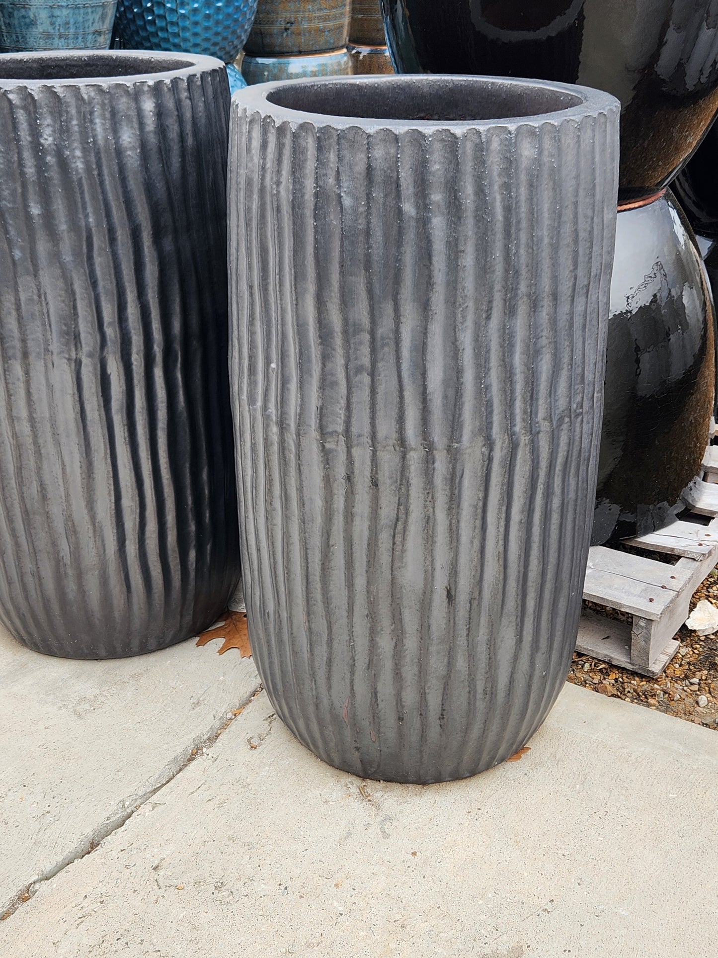 Planter, Glazed, Tall Boho Vase (JP-DG-4181B)