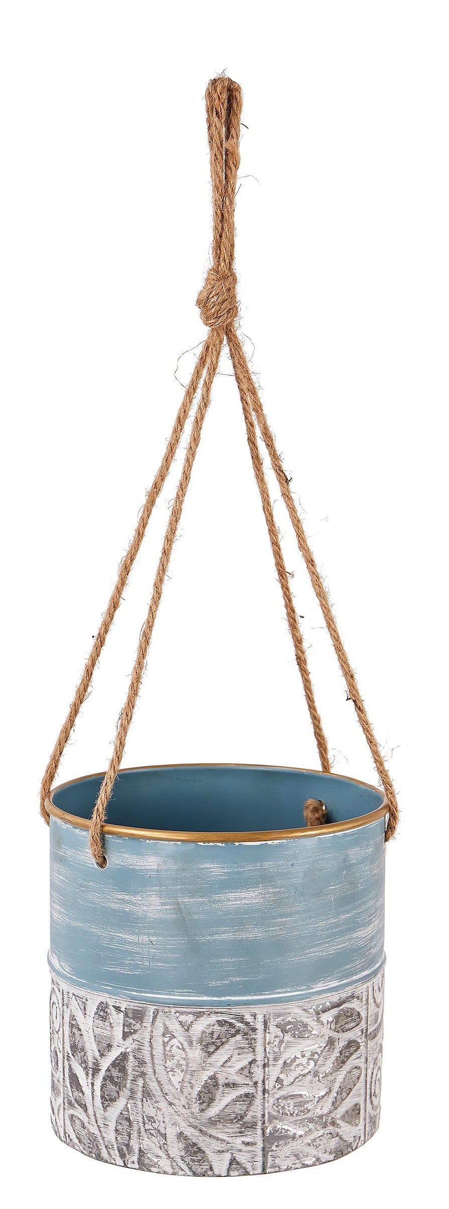 Planter, Metal, Painted Hanging