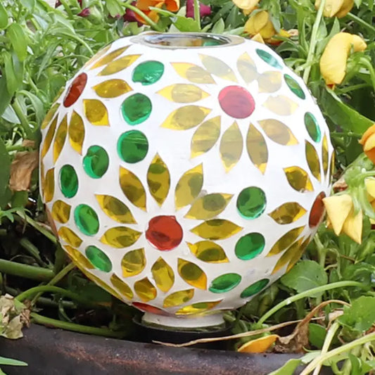 Watering Globe, Glass, Mosaic (SD-ZIB867)