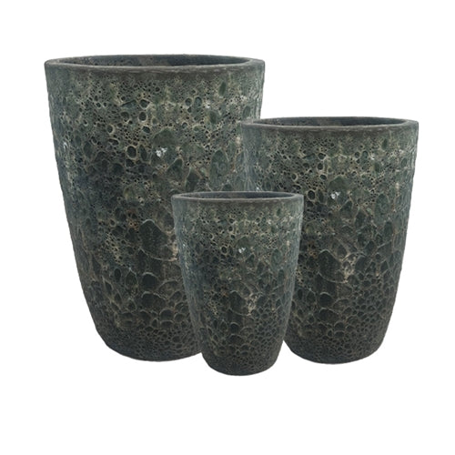 Planter, Glazed, Silvana Atlantic Black