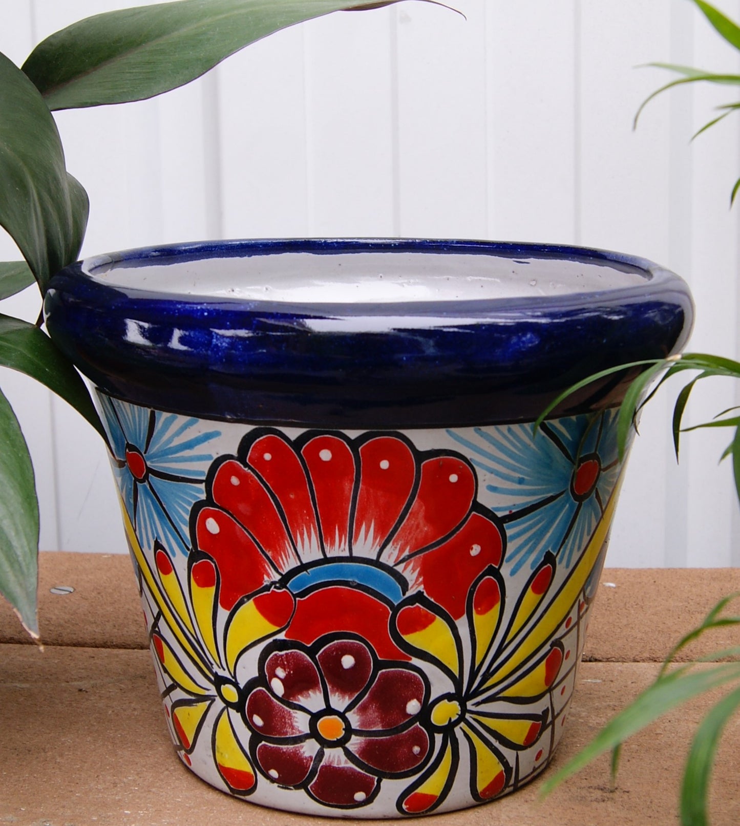 Planter, Glazed, Talavera Series