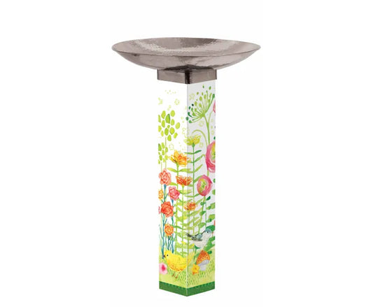 Birdbath- Art Pole, Sweet Spring