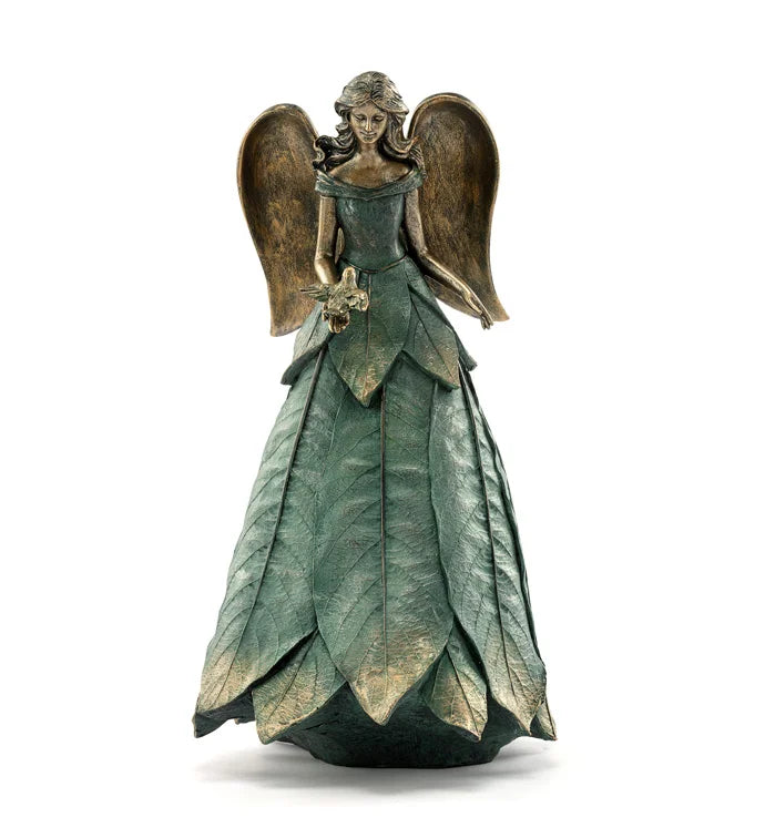 Sitter, Bronze Leaf Angel