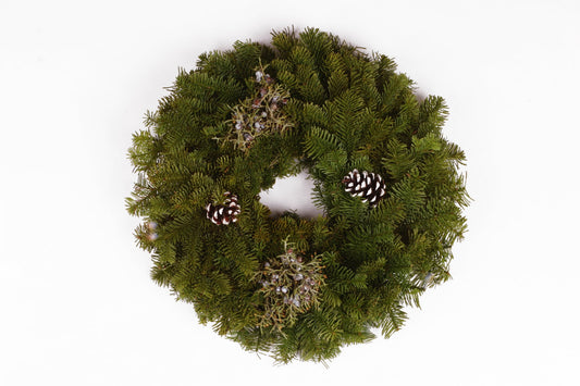 Wreath, FRESH- Mixed Candle Ring