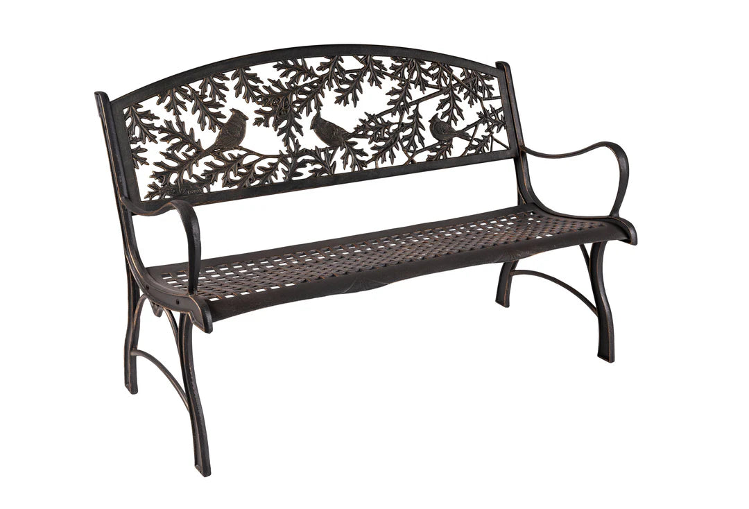 Bench, Cast Iron, Painted Sky