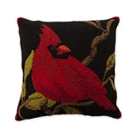 Pillow- Hooked, Cardinal