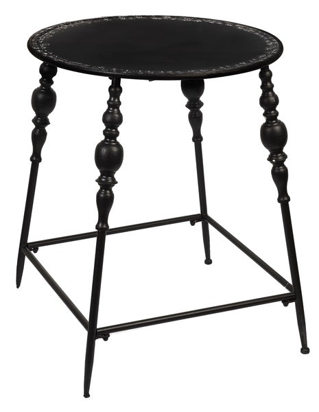 Table, Metal, Accent Reclaimed Spindles